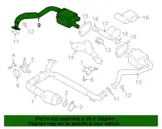 ГЛУШИТЕЛЬ 982251052C PORSCHE