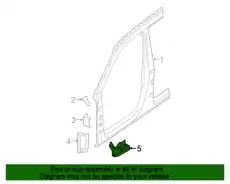 Кронштейн крыла 3CM810333 VAG
