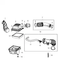 Фильтр воздушный FIAT 04861688AB