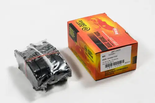 Тормозные колодки дисковые JUST DRIVE JBP0403