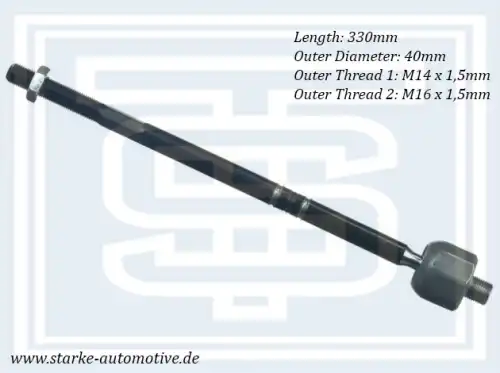 Рулевая тяга STARKE 157-312