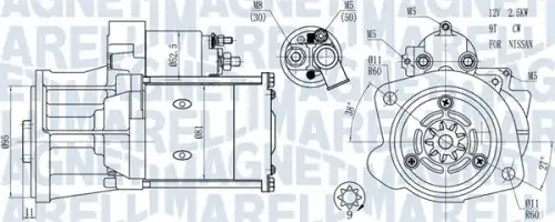 Стартер MAGNETI MARELLI 063721491010