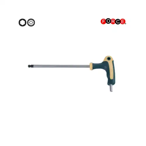 76505G Ключ шестигранный с шариком S=5мм FORCE