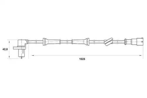 Датчик ABS BOSCH 0 265 006 199
