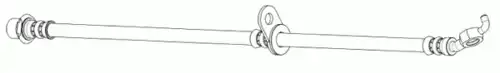 шланг тормозной перед. лев. Toyo 512622 CEF