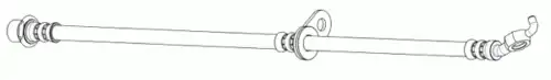 шланг тормозной перед. прав. Toyo 512621 CEF