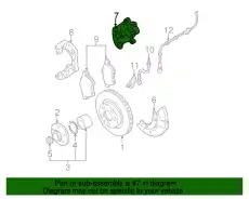 Суппорт тормозной VAG 3A0615124A
