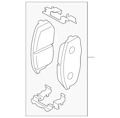 Тормозные колодки дисковые MOBIS '58101J9A05