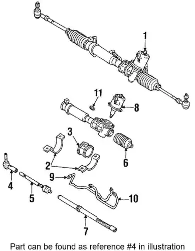 Рулевой наконечник MITSUBISHI MB912519