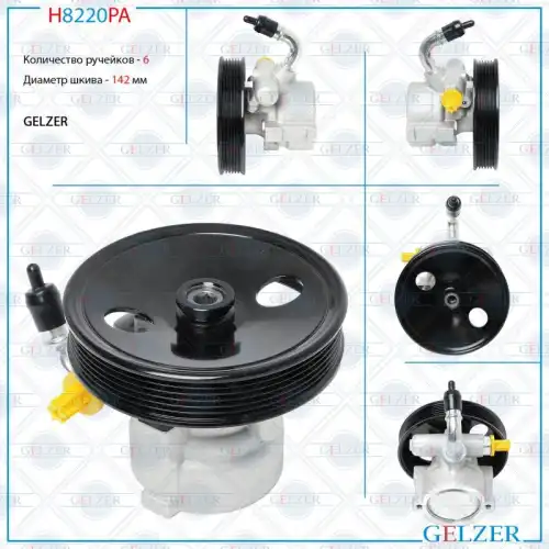 Насос гидроусилителя руля GELZER H8220PA