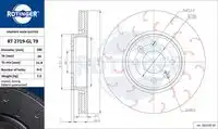 Тормозной диск ROTINGER RT 2719-GL T9