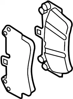 Тормозные колодки дисковые VAG 7P6698451