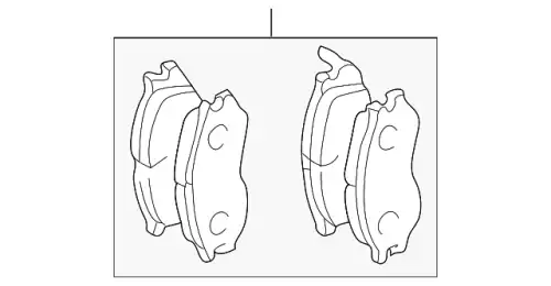 Тормозные колодки дисковые MITSUBISHI MR389540