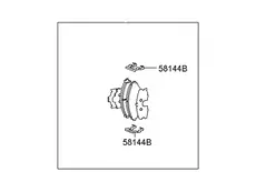 Тормозные колодки дисковые KIA 5810138A90