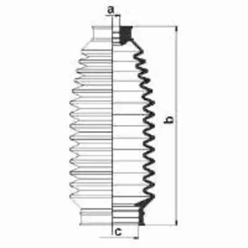 компл. пыльника рул. рейки VW 983678 EKG