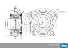 Ступица KRAUF WBK3307DU