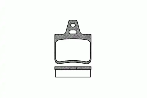 Тормозные колодки дисковые задняя ось REMSA 0102.10