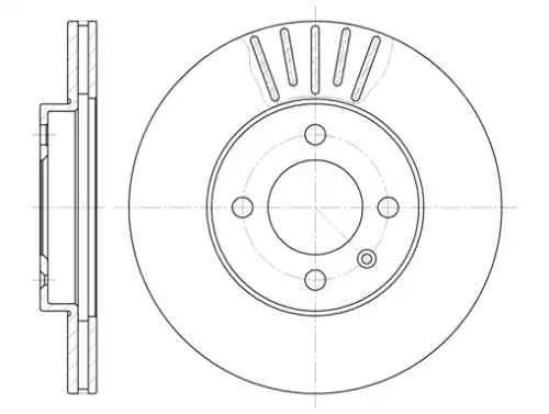 Тормозной диск \VAG NB012860V04F NEW BLOX