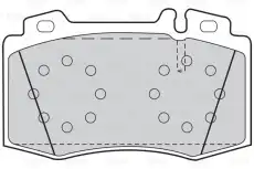 Тормозные колодки дисковые VALEO 670659