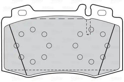 Тормозные колодки дисковые VALEO 670659