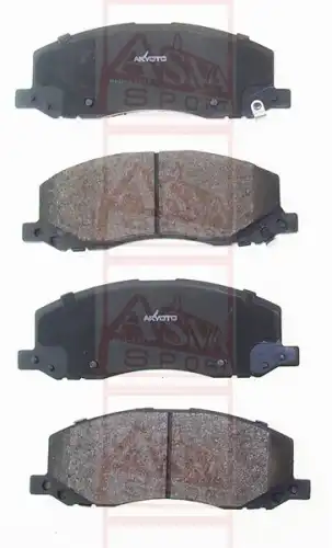 Тормозные колодки дисковые ASVA AKD-18105