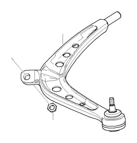 Рычаг подвески BMW 31 12 1 096 221