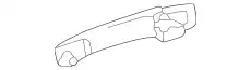 ручка дверная MB 202 760 11 70