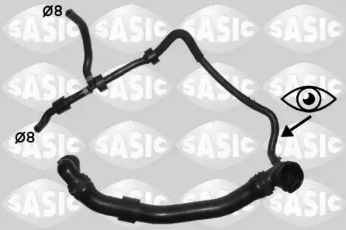 Шланг радиатора \VAG A3 Leon Octavia Golf 3406505 SASIC