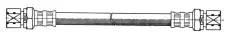 шланг тормозной перед. Opel 510176 CEF
