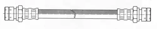 шланг тормозной перед. VW 510287 CEF