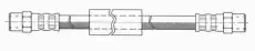 шланг тормозной перед. VW 510289 CEF