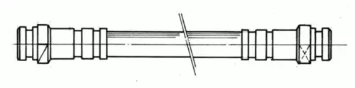 шланг тормозной задн. Maz 510668 CEF