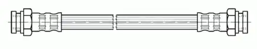 шланг тормозной задн. Citr 510836 CEF