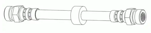 шланг тормозной задн. VW 511348 CEF