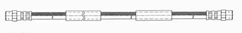 шланг тормозной перед. VW 511071 CEF
