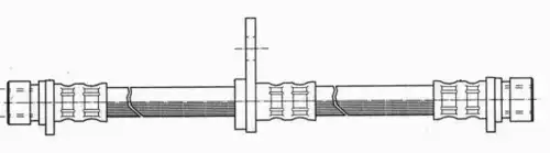 шланг тормозной задн. Hond 511313 CEF