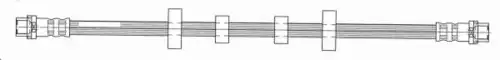 шланг тормозной перед. VW 512074 CEF