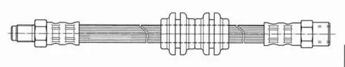 шланг тормозной задн. лев. AR 510012 CEF
