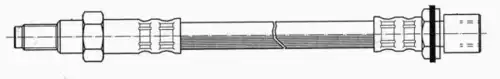 шланг тормозной перед. Toyo 510540 CEF