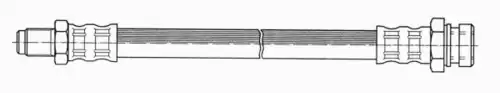 шланг тормозной перед. Mits 511497 CEF