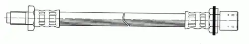 шланг тормозной перед. Toyo 510537 CEF