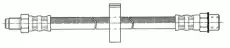 шланг тормозной перед. Volv 510416 CEF