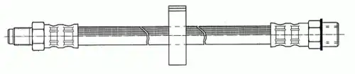 шланг тормозной перед. Volv 510416 CEF