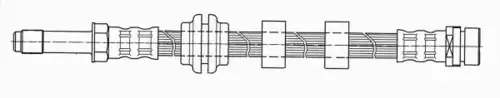 шланг тормозной перед. Ford 511267 CEF