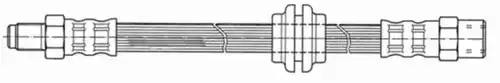 шланг тормозной перед. Volv 510903 CEF