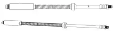 шланг тормозной перед. Peug 511130 CEF