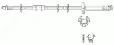 шланг тормозной перед. Citr 511407 CEF