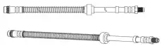 шланг тормозной перед. Citr 511528 CEF