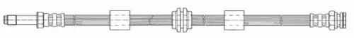 шланг тормозной перед. Ford 511644 CEF