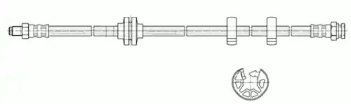шланг тормозной перед. AR 511665 CEF